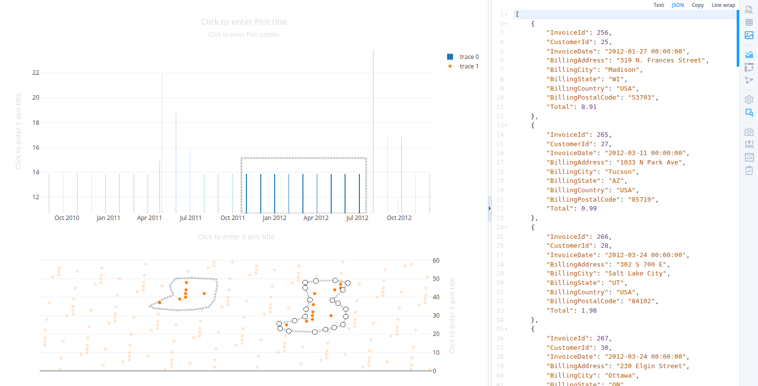 Fig. 1: Viewing details of selected points