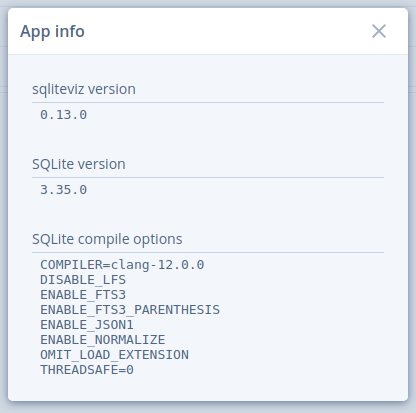 Fig. 1: App info dialog